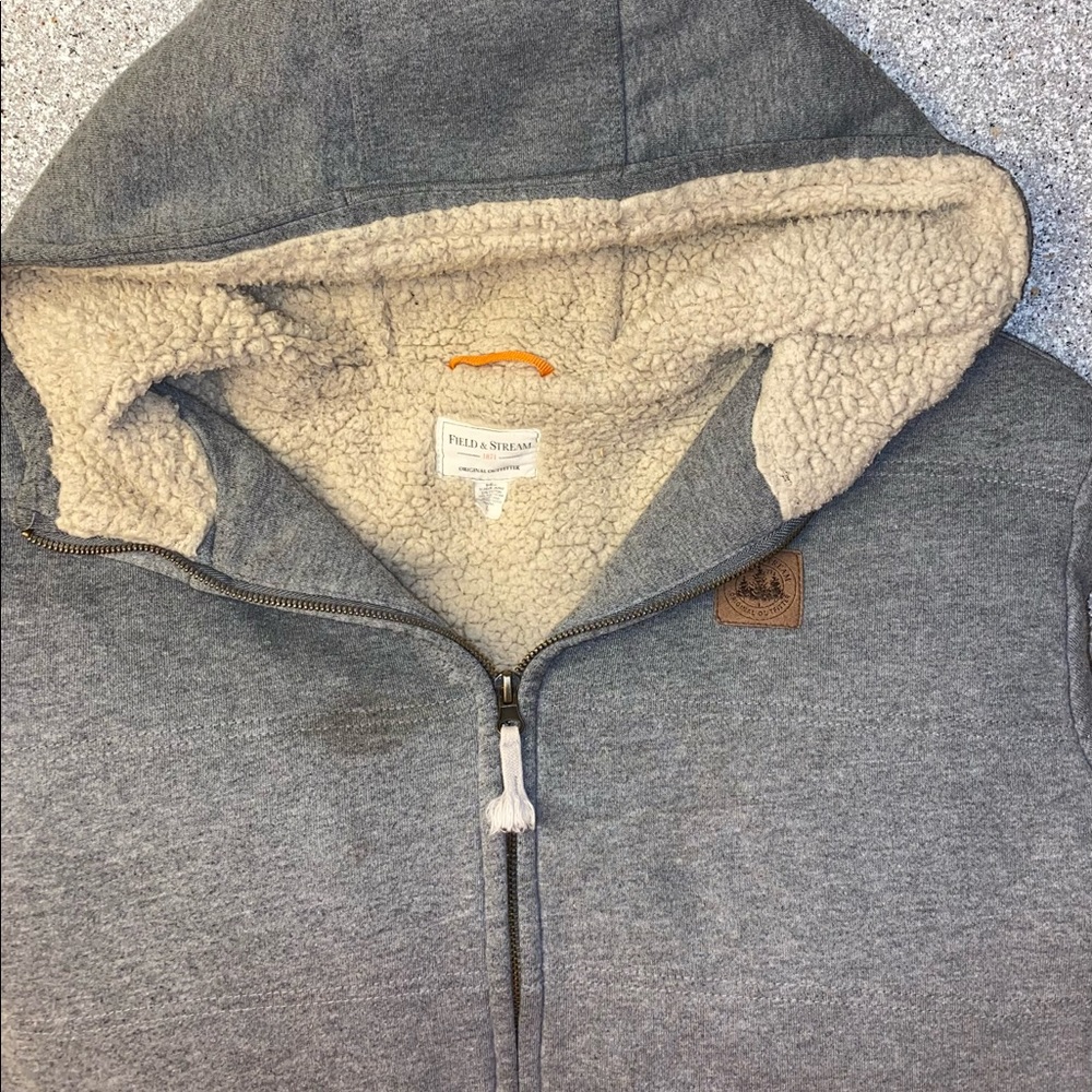 Field & Stream Quilted Sherpa Lined Hooded Jacket - image 1